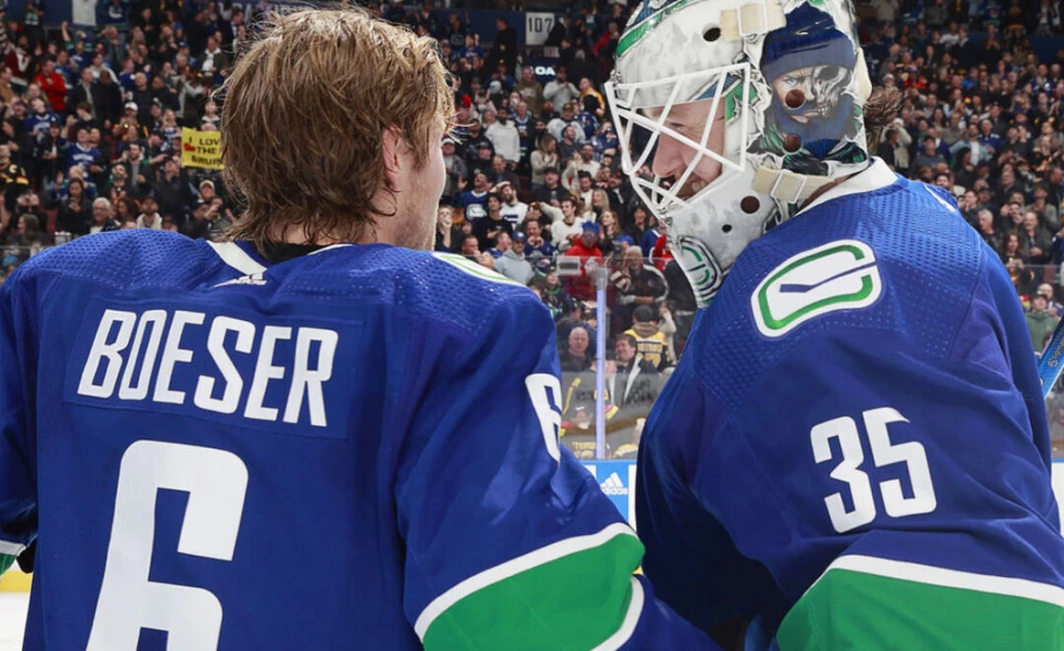 Canucks' Boeser out vs. Oilers, Demko still without timeline