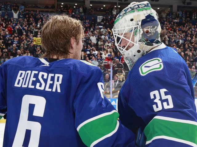 Canucks' Boeser out vs. Oilers, Demko still without timeline