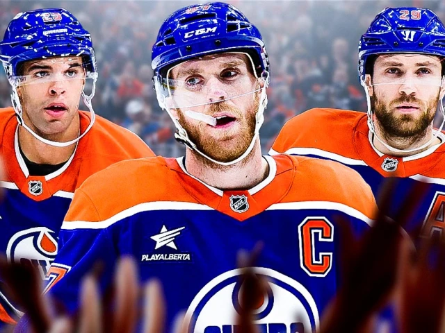 Connor McDavid reacts to reaching milestone alongside Leon Draisaitl, Darnell Nurse