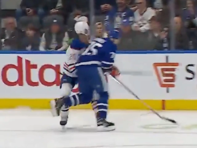 Nurse bloodied after brutal Reaves headshot in Oilers-Leafs game