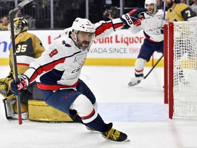 Ovechkin continues Gretzky chase with 1st hat trick since 2022