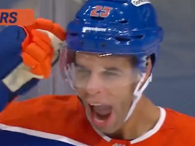 Darnell Nurse had a hilarious celebration after Oilers goal