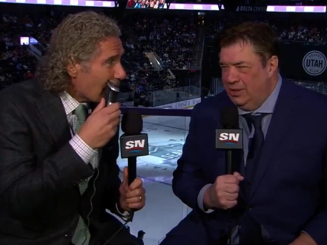 Gene Principe shaves moustache on live TV before Oilers game