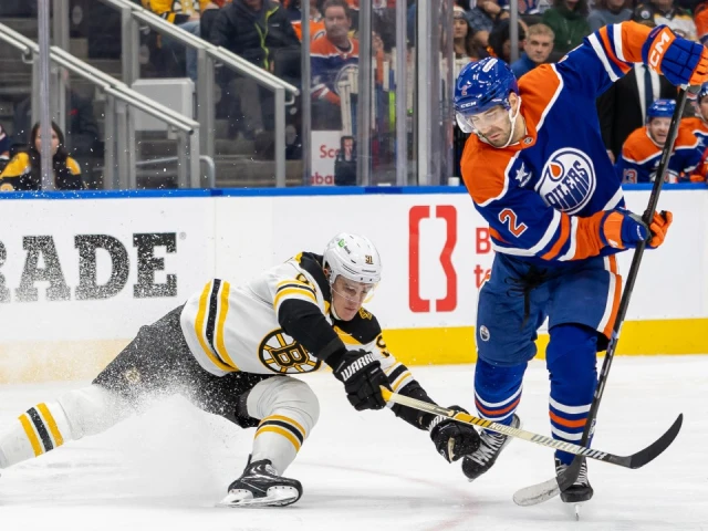 Ekholm scores OT winner as Oilers overcome slow start to top Bruins