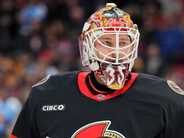 Senators' Ullmark won't return vs. Oilers with upper-body injury