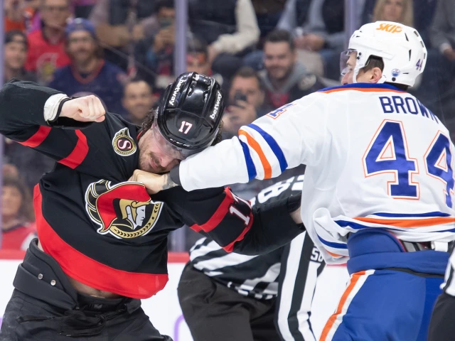 Top five Oilers fights of the year: #4 — Josh Brown fights Zack MacEwen