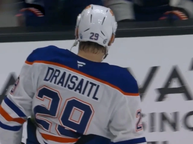 Oilers’ McDavid steals puck, finds Draisaitl for one-timer vs. Ducks