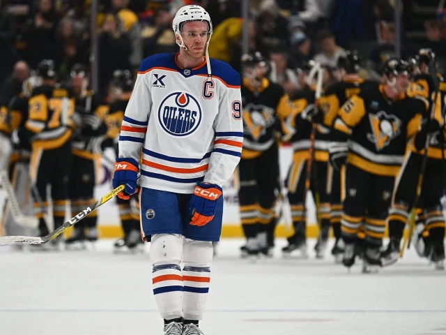 Oilers fail to play to their 'standard' as dominance against Penguins finally ends