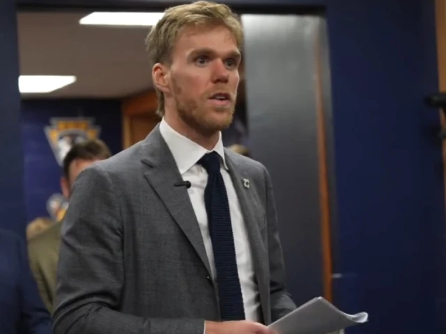 Oilers' McDavid gives incredible speech to Erie Otters on jersey retirement night