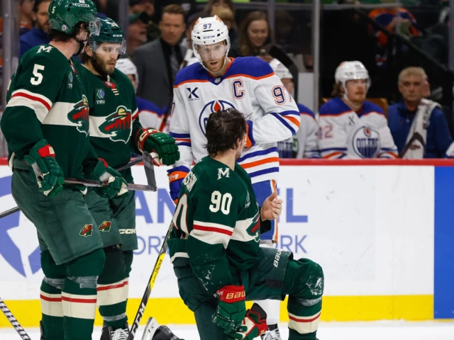 Wild's Johansson injured after elbow from McDavid