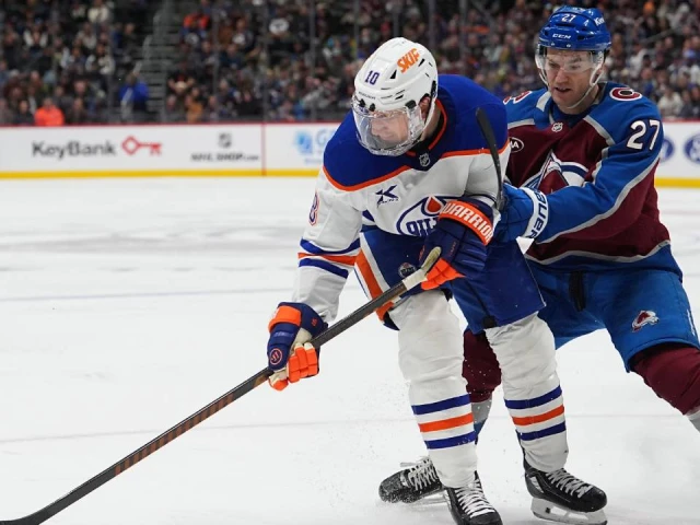 Bouchard’s late goal lifts surging Oilers past Avalanche