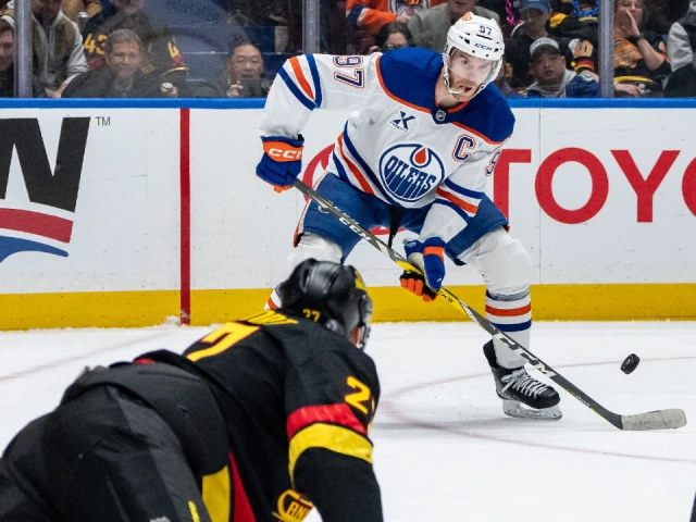 Oilers’ Connor McDavid to have hearing for cross-check on Canucks’ Garland