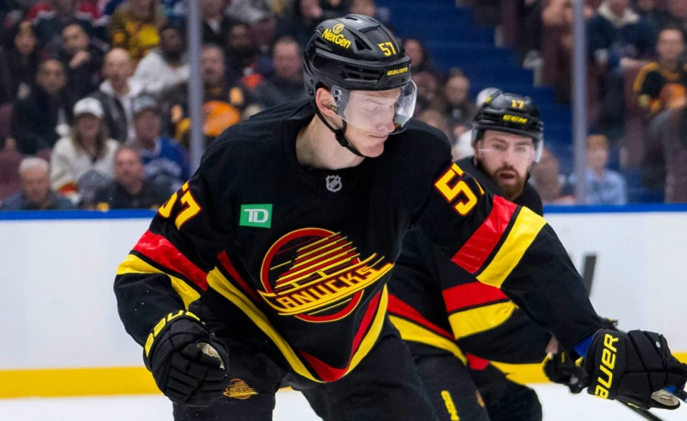 Canucks’ Tyler Myers suspended for cross-checking Oilers’ Evan Bouchard