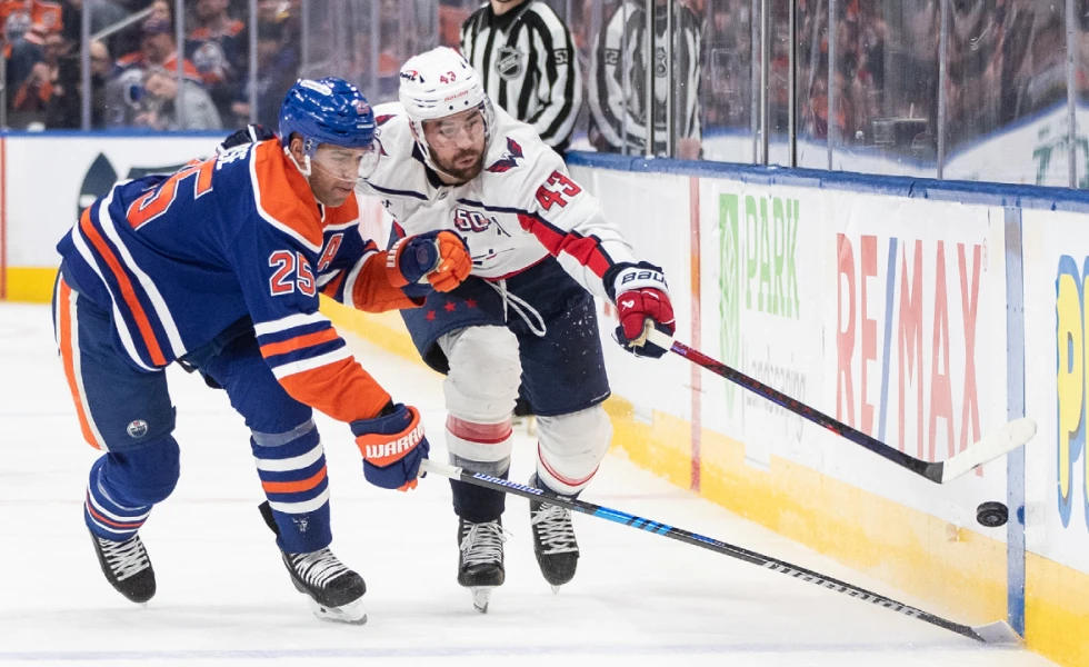 Dubois paces hot Capitals to road win over McDavid-less Oilers