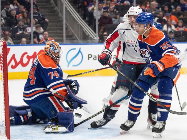 Oilers feel McDavid’s absence in hard-fought loss to NHL-best Capitals