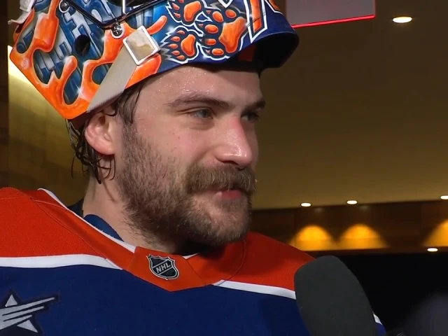 Oilers’ Skinner reflects on 39-save performance in win over Sabres