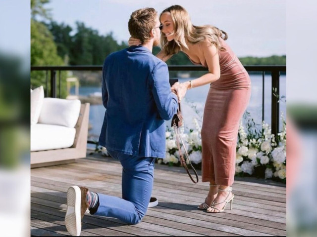 Edmonton Oilers forward Connor McDavid and long-time girlfriend Lauren Kyle are officially engaged