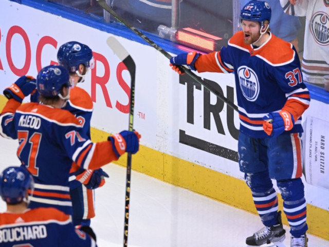 Oilers' projected lines for opening night next season