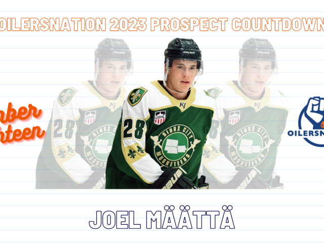 Edmonton Oilers Prospect Countdown #18 – Joel Määttä