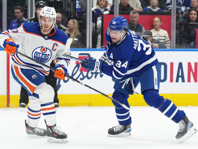 How does Auston Matthews’ four-year contract extension affect the Edmonton Oilers?