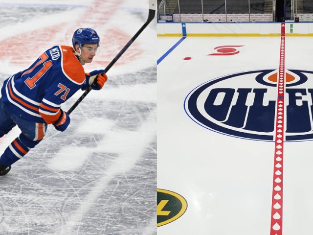 Edmonton Oilers now have a unique red line on Rogers Place ice