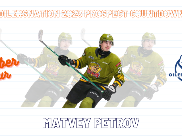 Edmonton Oilers Prospect Countdown #4 – Matvey Petrov