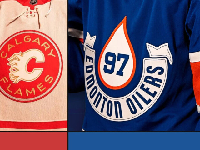 Oilers, Flames unveil Heritage Classic jerseys: What’s behind the designs? How do we rate them?