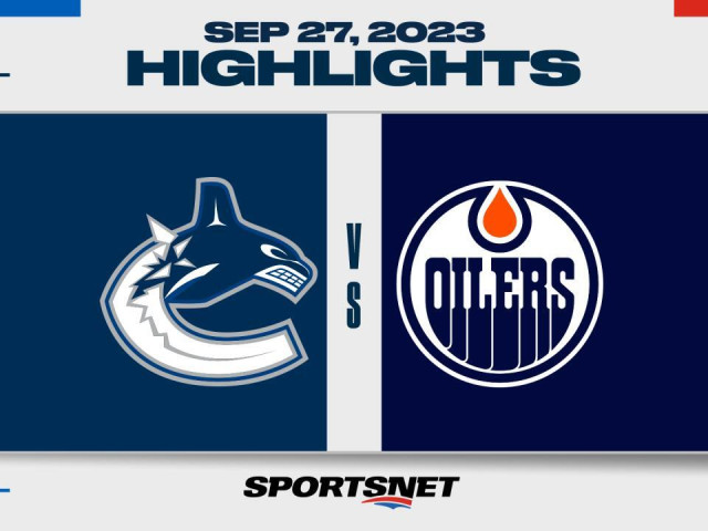 NHL Pre-Season Highlights: Oilers 2, Canucks 1 (OT)