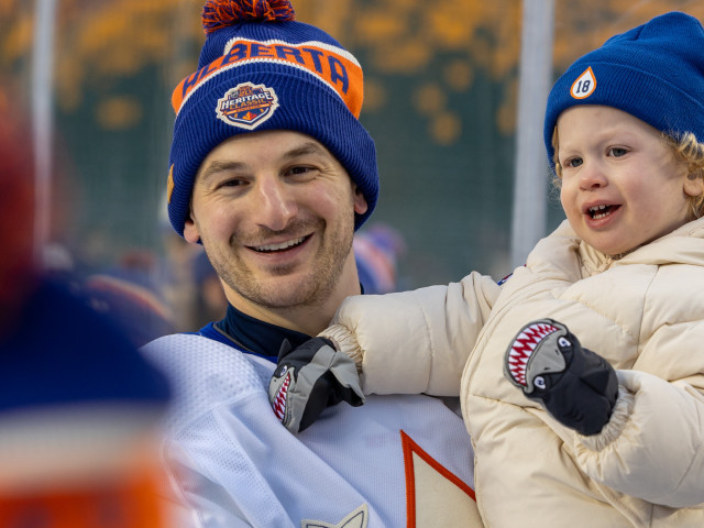 For the Edmonton Oilers, this Heritage Classic is a family affair