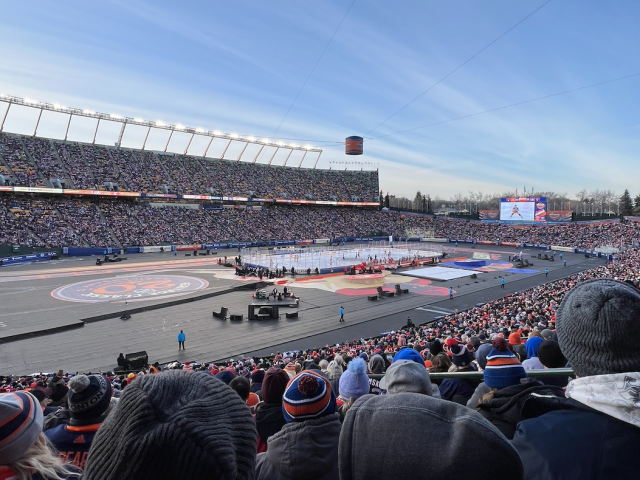 Making memories at the Heritage Classic