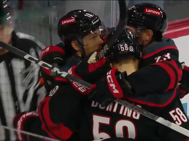 Fast and Drury score just 35 seconds apart to give Hurricanes early lead over Oilers