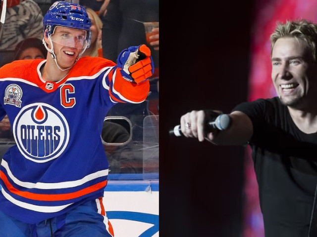 McDavid rubbed shoulders with Nickelback's Chad Kroeger over the weekend