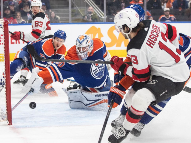 Pickard, Oilers extend win streak to seven games with victory over Devils