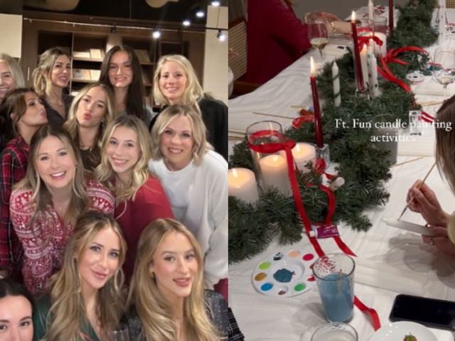 Oilers' wives and girlfriends get festive at annual Christmas party