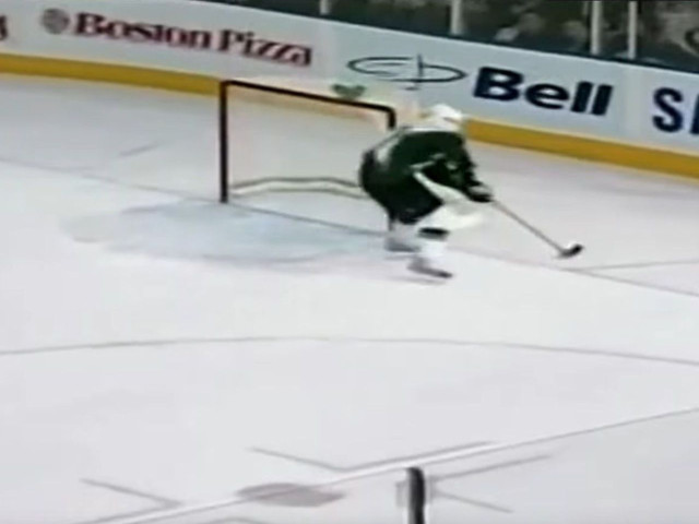 On this day in 2007, Patrik Stefan missed an empty net goal against the Edmonton Oilers