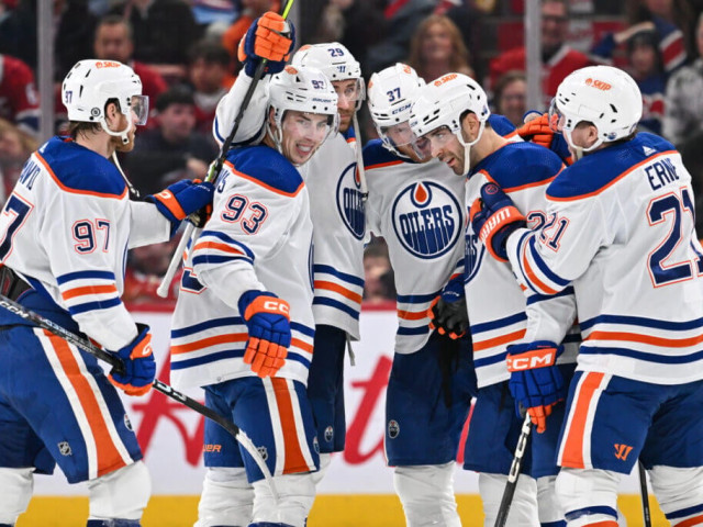 Oilers nab franchise-record 10th straight win as they continue to charge up Western Conference standings