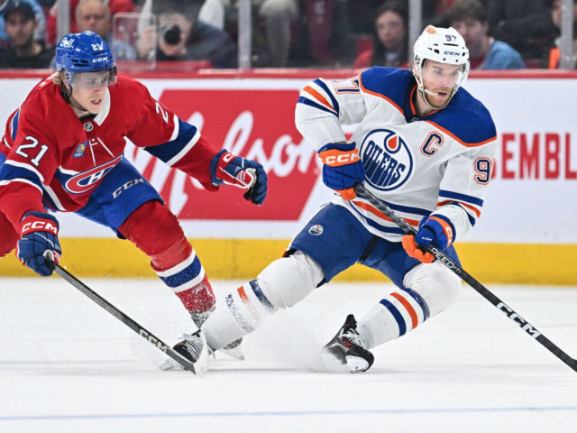 Oilers top Habs in OT to set franchise record with 10 straight wins