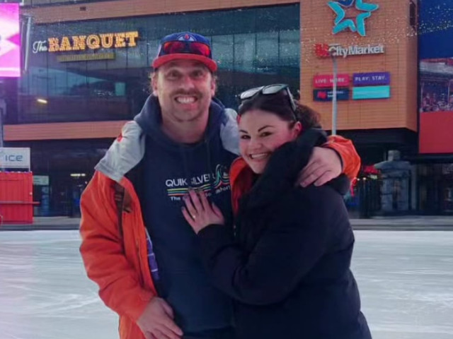 Oilers have won 10 straight following a proposal outside Rogers Place