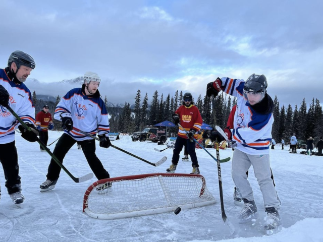 Real Life Podcast: Checking in from the Jasper pond hockey tournament