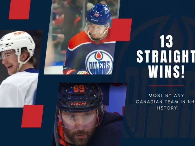 Oilers Make Canadian Hockey History with 13th Consecutive Win