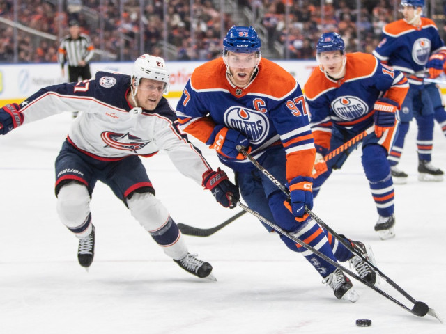 Oilers extend win streak to 14 games with victory over Blue Jackets