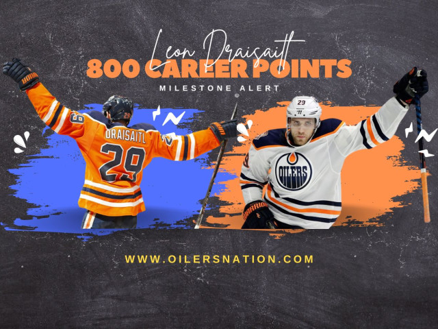 Leon Draisaitl hits 800-point mark for NHL career