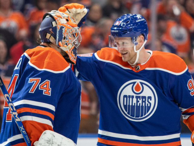 Another solid Oilers team effort pushes them to the brink of history