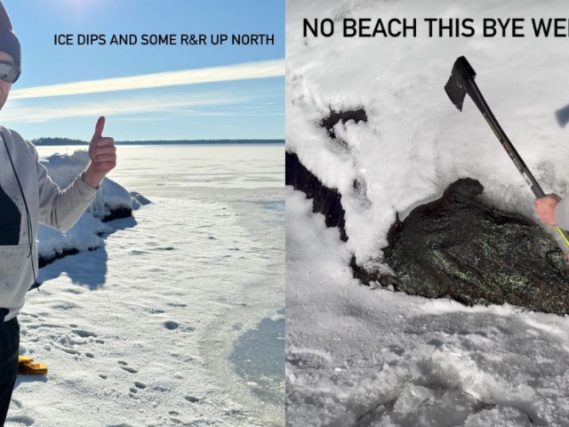 McDavid opts for ice dips instead of sunny beach during Oilers bye week