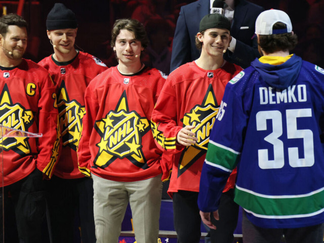 NHL All-Star draft: Matthews, Hughes unite teammates