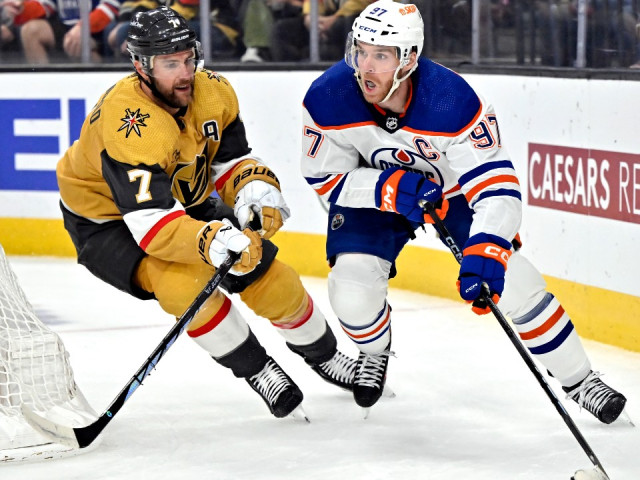 Oilers fall to Golden Knights to snap 16-game win streak