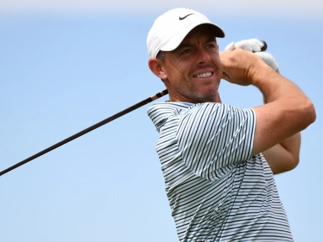 Golf star Rory McIlroy is apparently a big Edmonton Oilers fan