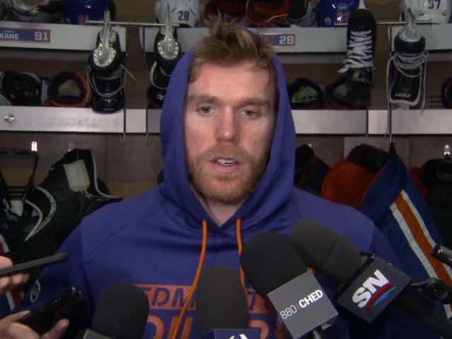 McDavid jokes about having to change their home schedule for Maple Leafs