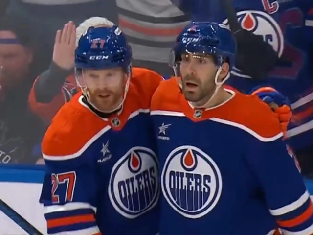 Oilers’ Bouchard blasts howitzer past Maple Leafs’ Woll