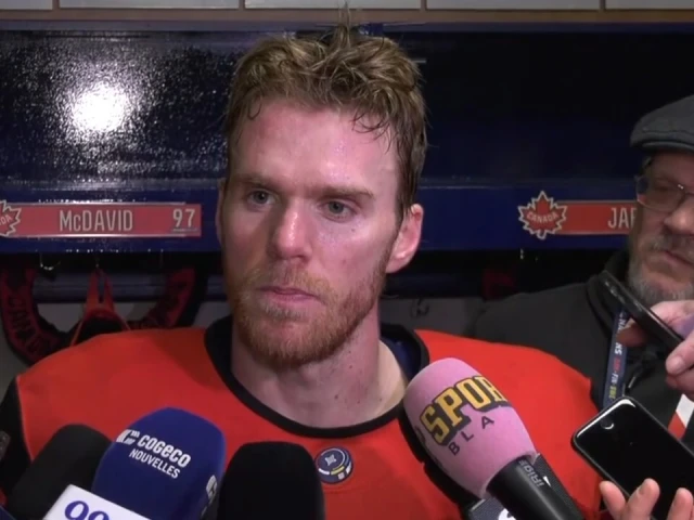 ‘Two amazing players’: McDavid praises linemates Marner, Reinhart